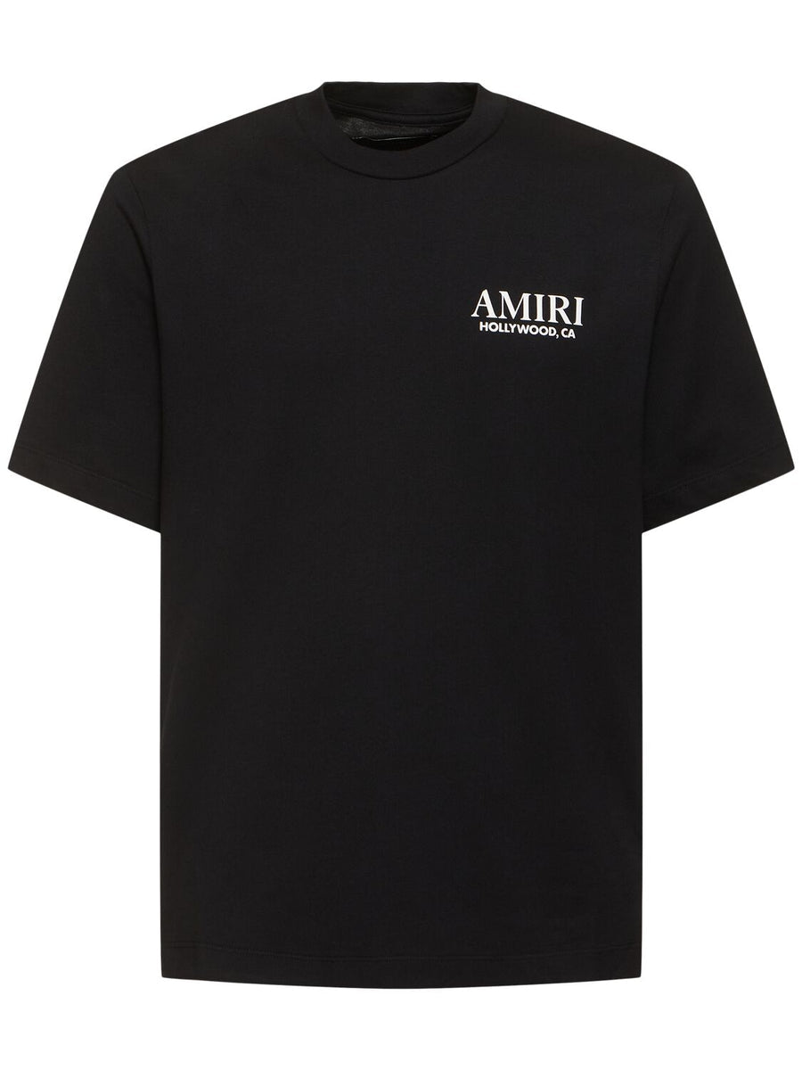 Amiri Hollywood Bones Stacked Logo T-Shirt - XS 🔌