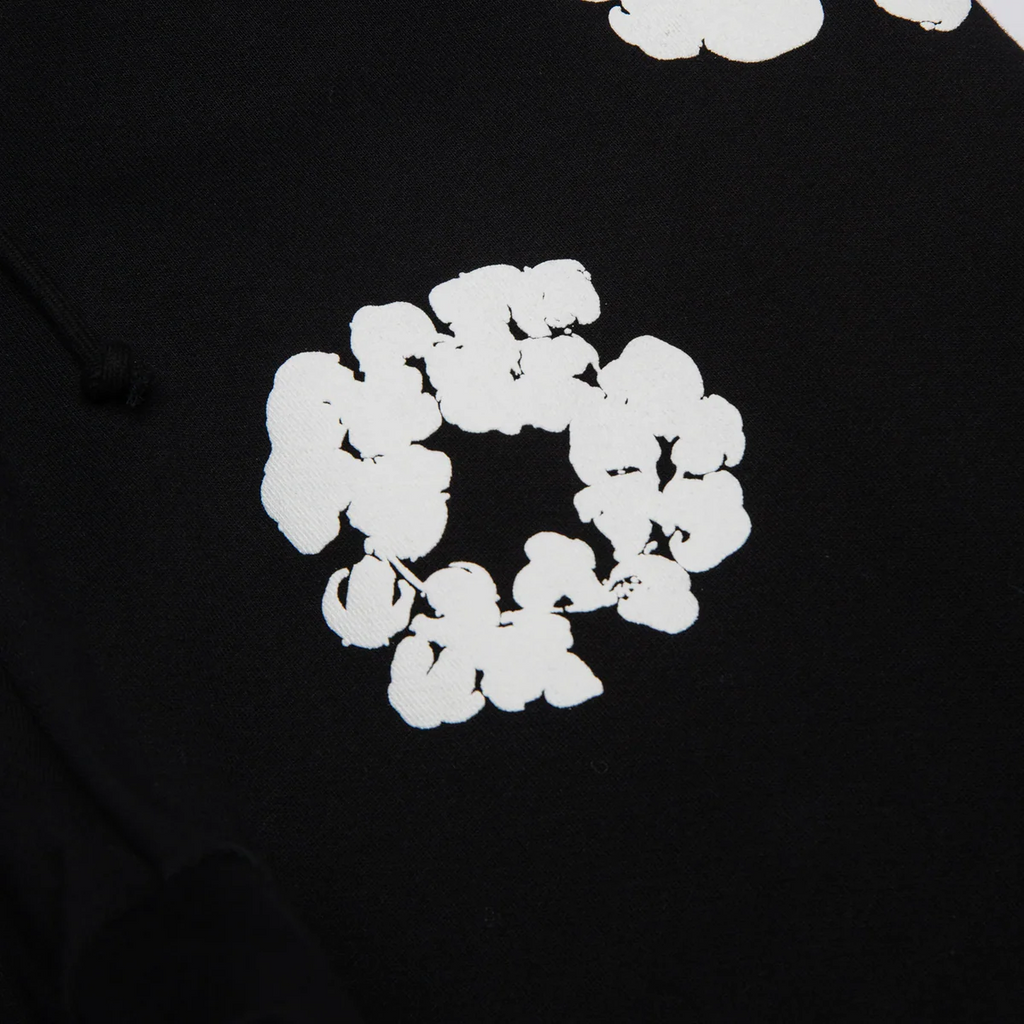 Denim Tears The Cotton Wreath Black Sweatpants