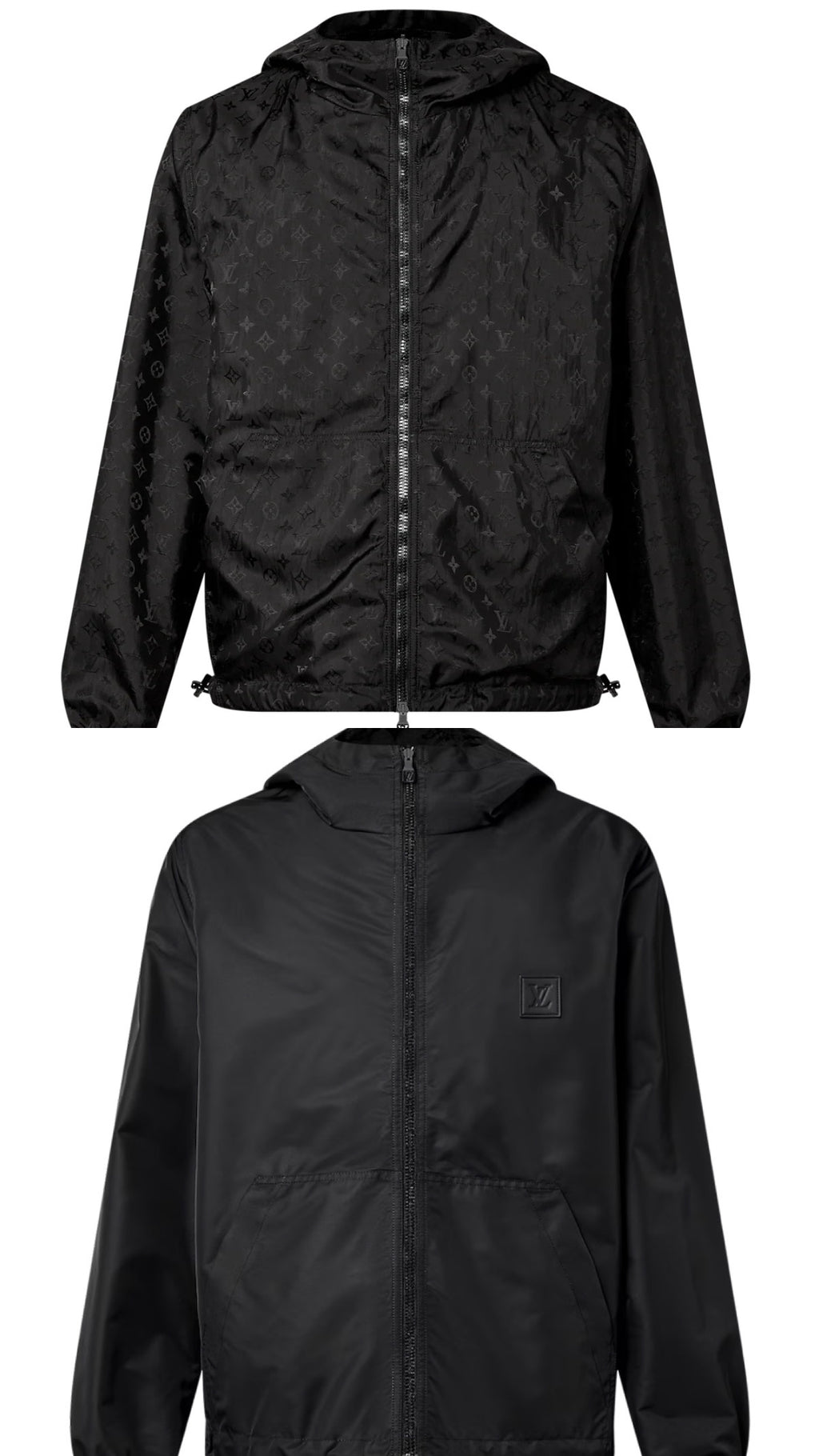 Louis Vuitton Reversible Windbreaker Black