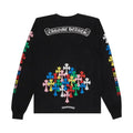 Chrome Hearts Multi Cross Henley Long-Sleeve Shirt ⚫️