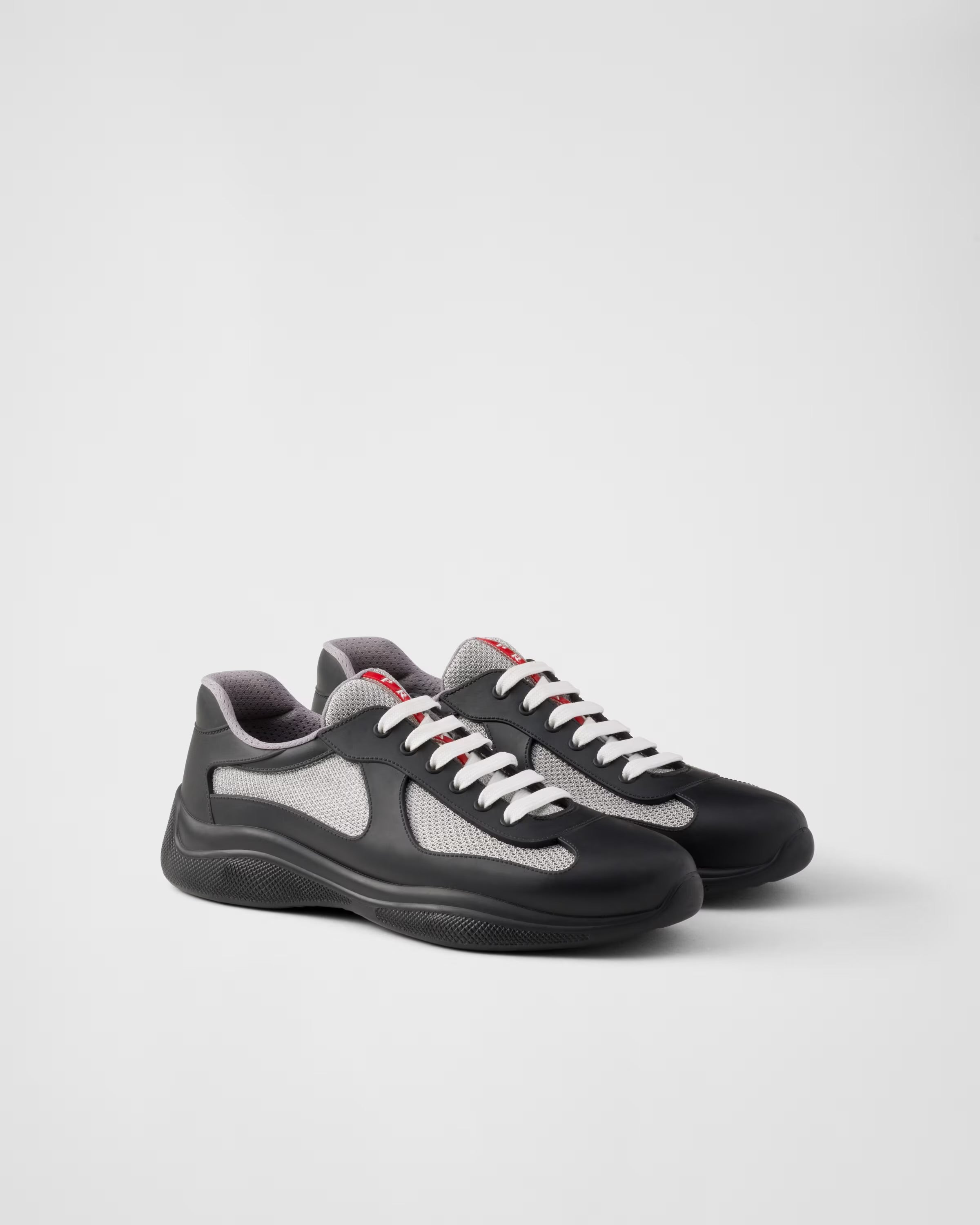 Prada America's Cup Soft rubber and bike fabric sneakers