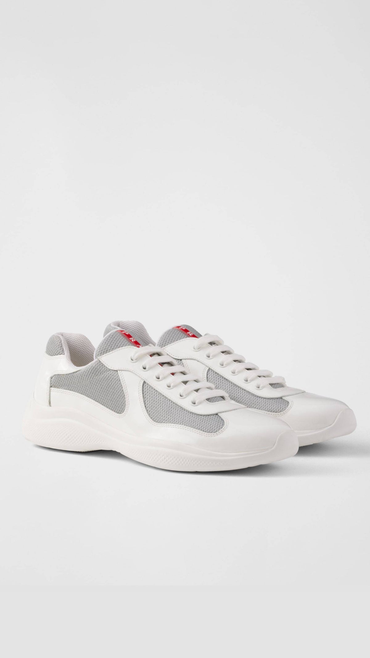 Prada America's Cup Patent Leather sneakers White