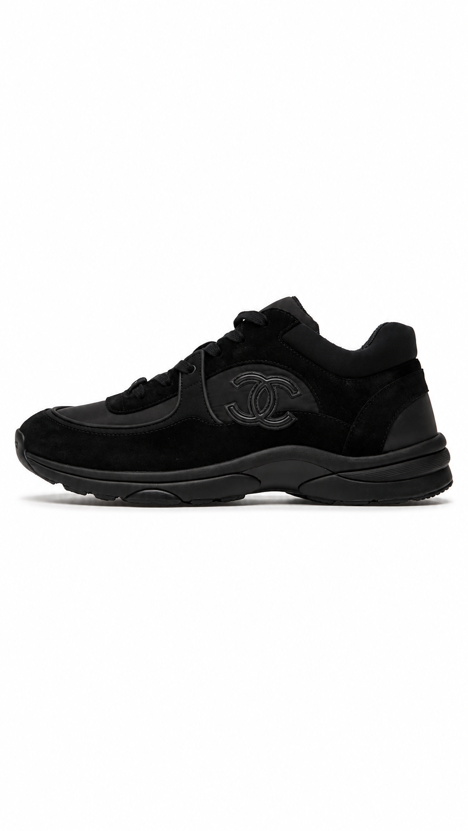 CHANEL RUNNER TRIPLE BLACK + FREE GOYARD CARD HOLDER