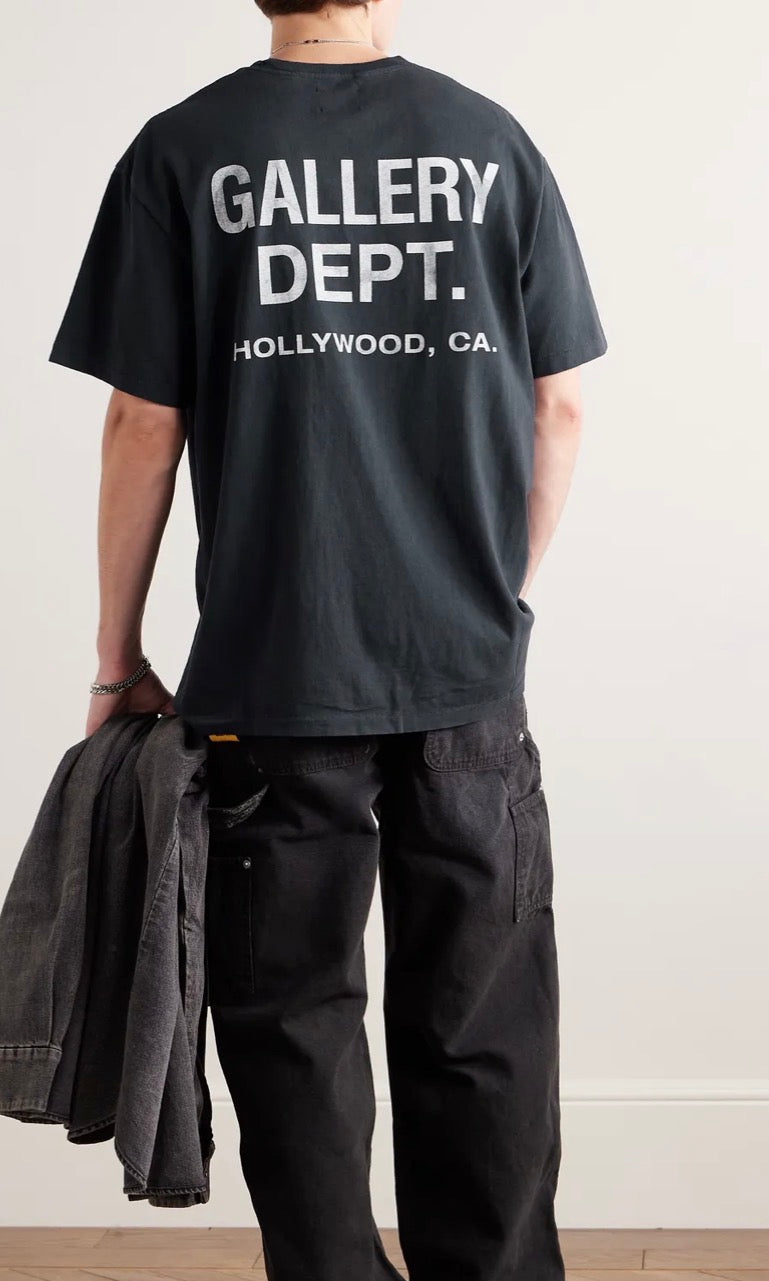 Gallery Dept. Black T-Shirt - S/M