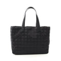 Chanel Black Travel Line Tote Canvas Bag - Pre owned 🏴☑️