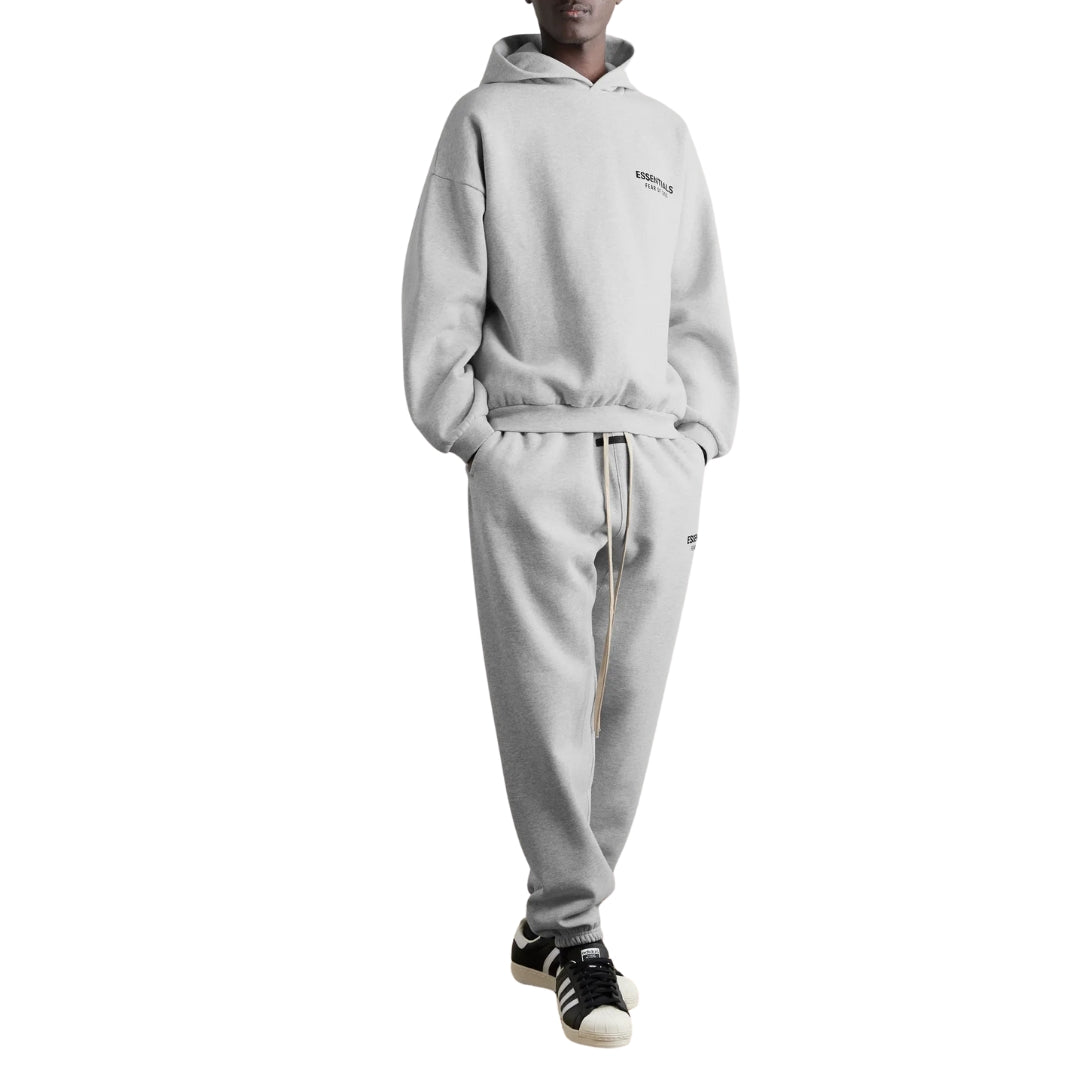 FEAR OF GOD ESSENTIALS LIGHT HEATHER  TRACKSUIT (FW24)