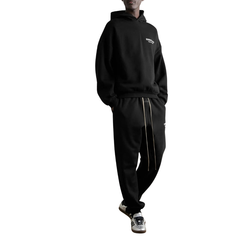 FEAR OF GOD ESSENTIALS BLACK TRACKSUIT (FW24)