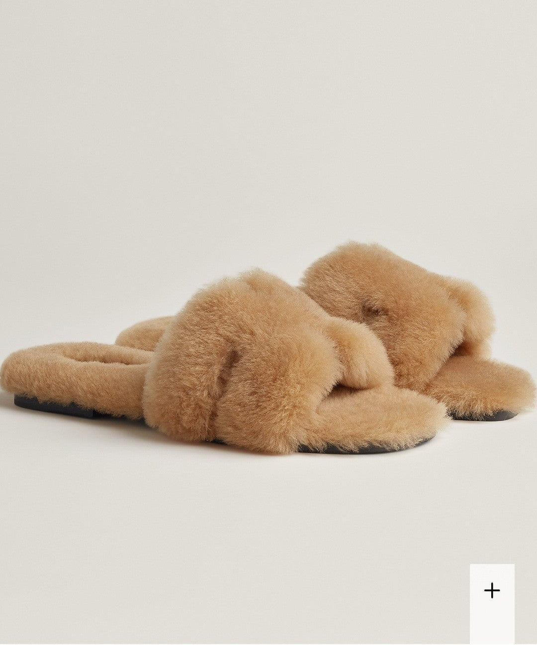 Hermes Oran Shearling Beige Argile - New 🏴