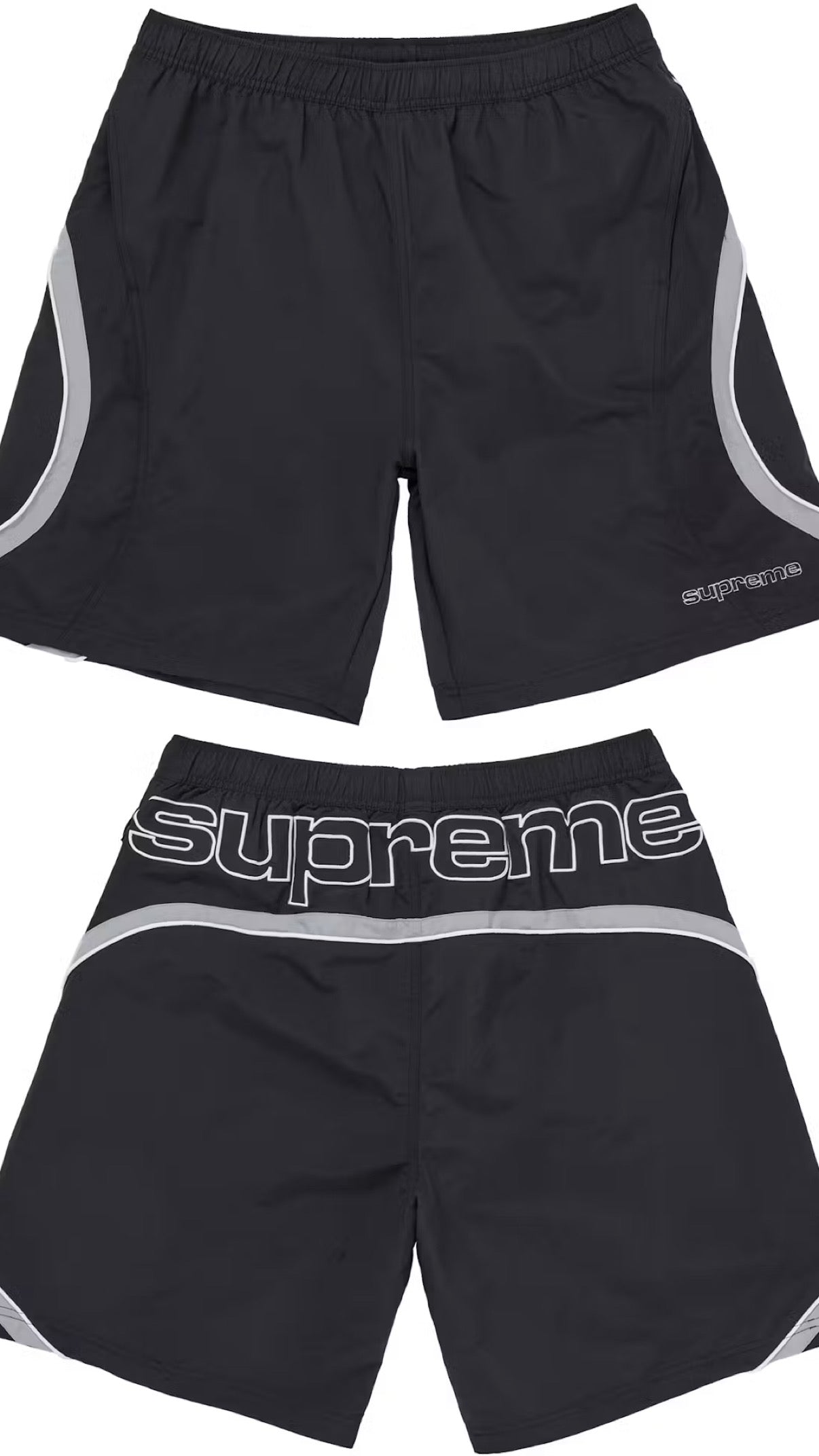 Supreme Paneled Water Shorts Black✔️