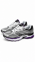 Saucony ProGrid Omni 9 White Black Silver Purple
