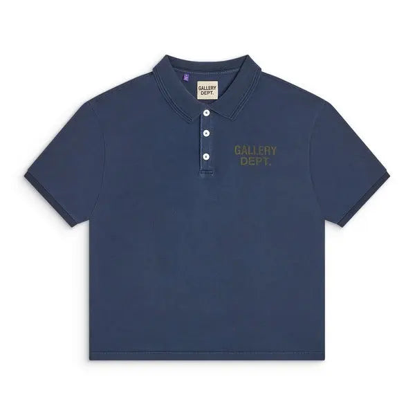 Gallery Dept. Polo Shirt in Navy Blue