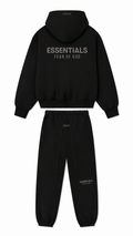 Fear Of God Essentials ‘Jet Black’ Metallic Tracksuit (SP25)