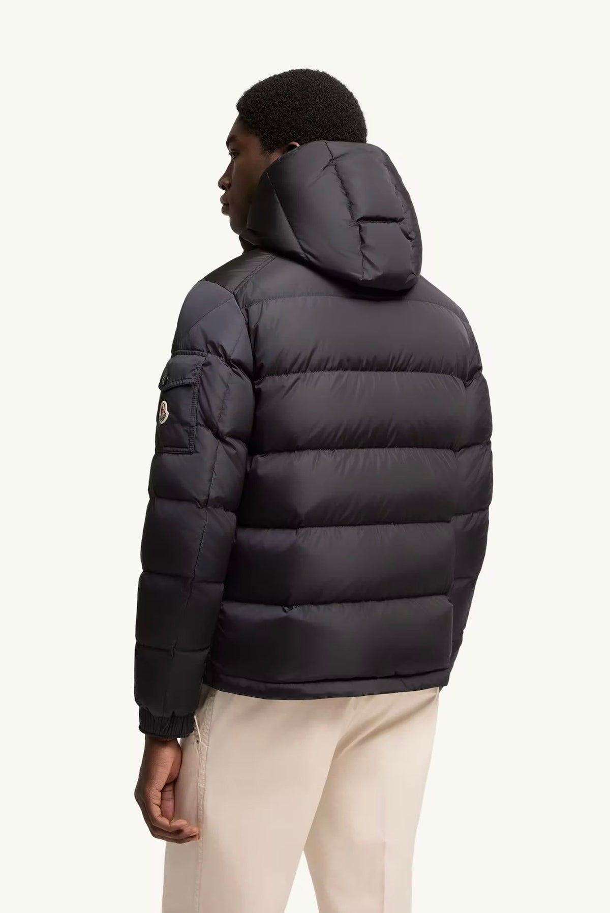 Moncler Maya Matte Short Down Jacket Black