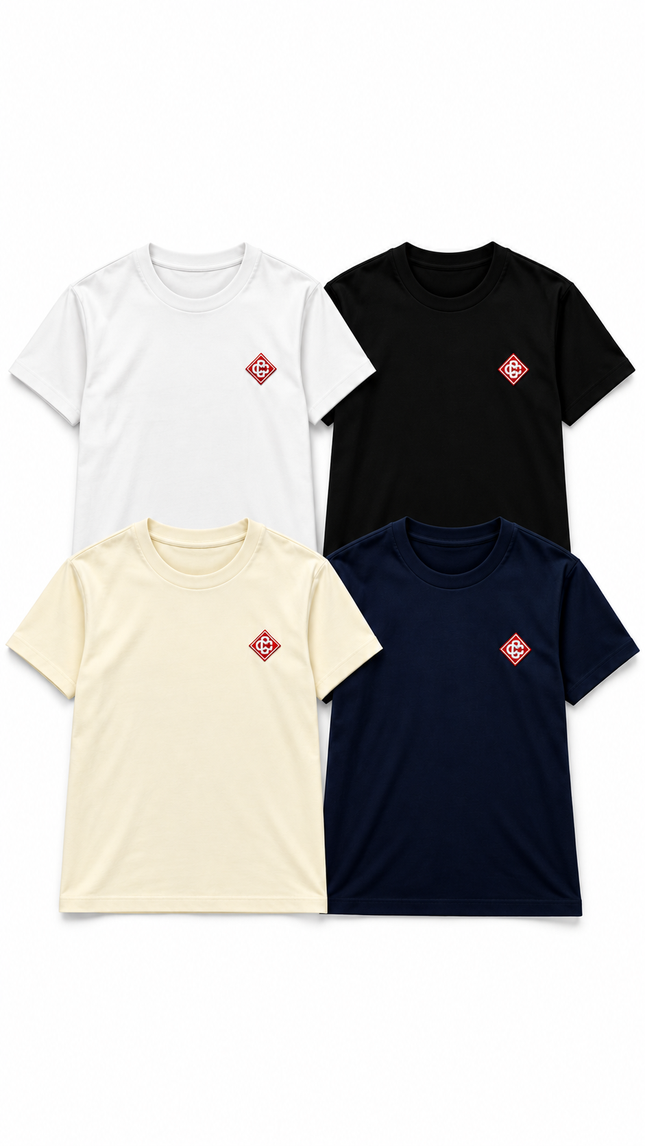 Casablanca Paris Diamond Short Sleeve T - Shirt