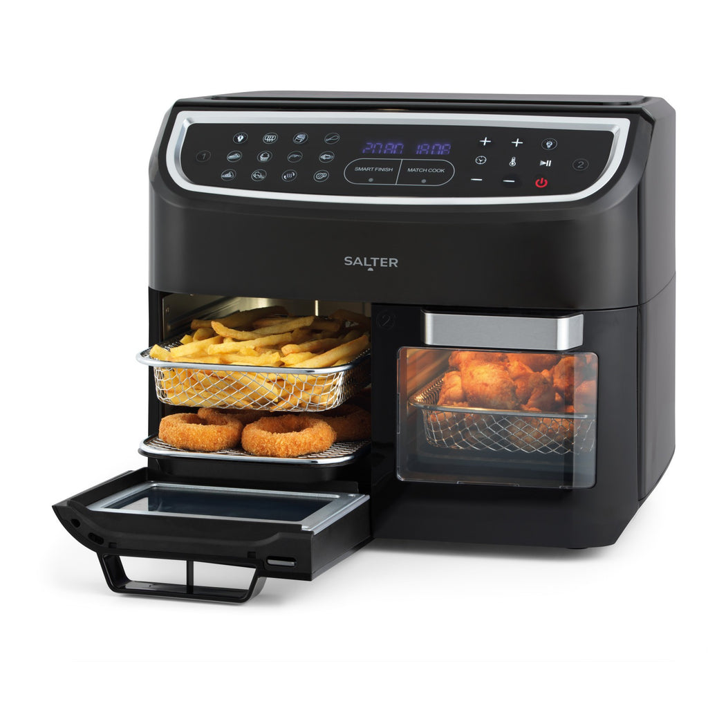 Salter Air Fryer Dual View Oven XL Multi-Cooker 12 L Capacity Easy Clean 2600 W - New 🏴