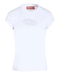 DIESEL T-ANGIE White Women's T-shirt - UK 12-14