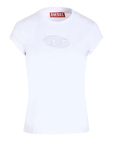 DIESEL T-ANGIE White Women's T-shirt - UK 12-14