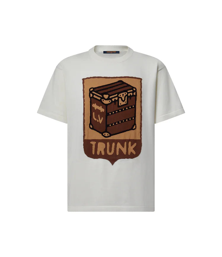 LV White Trunk Tee - Small 🔌