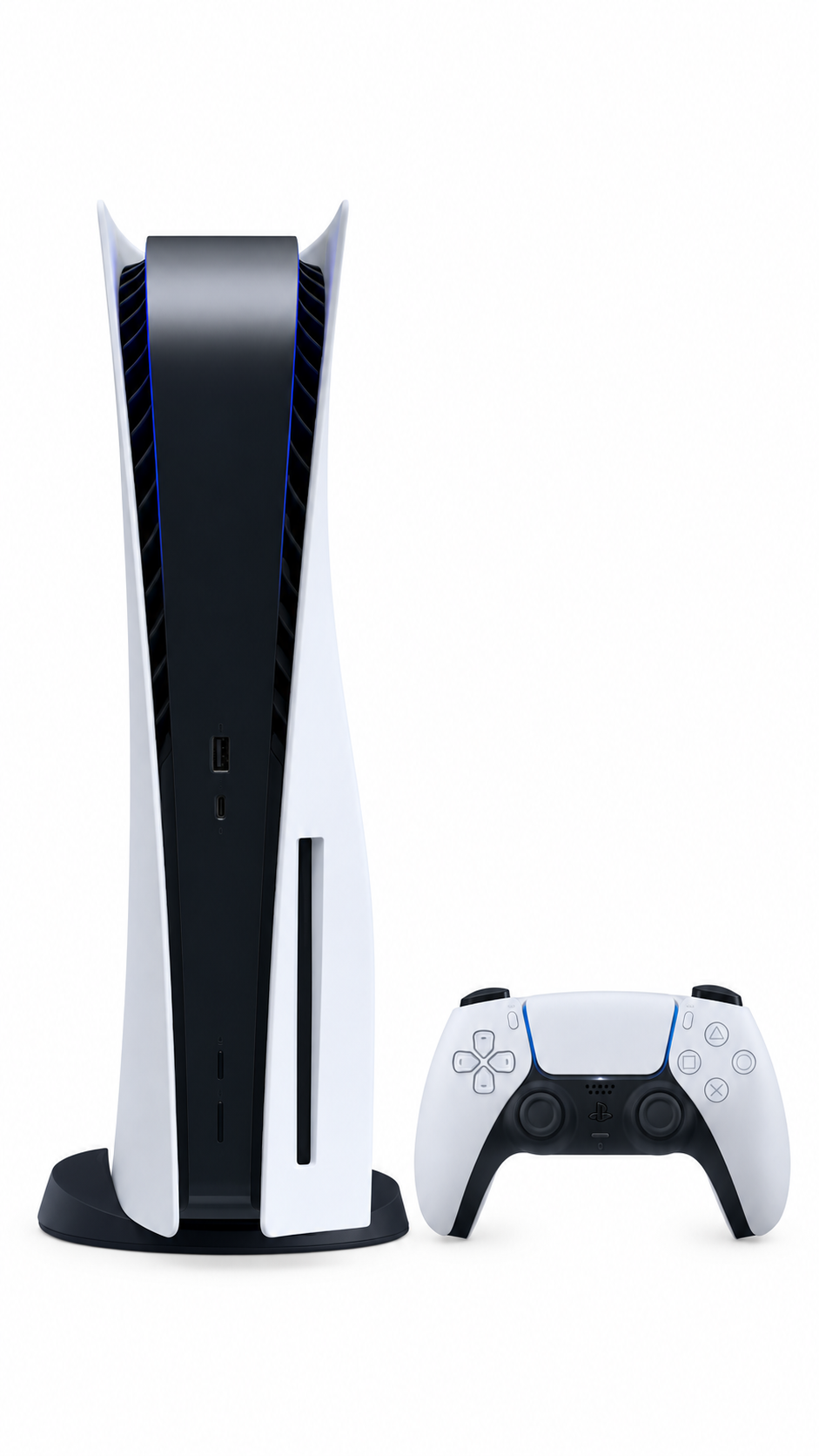 Sony PlayStation 5 (PS5) - 1 TB - Disc Edition Console - White
