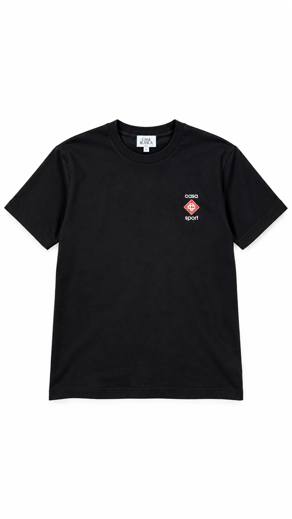 Casablanca Sport Logo T-Shirt – Black - Authenticity Guaranteed