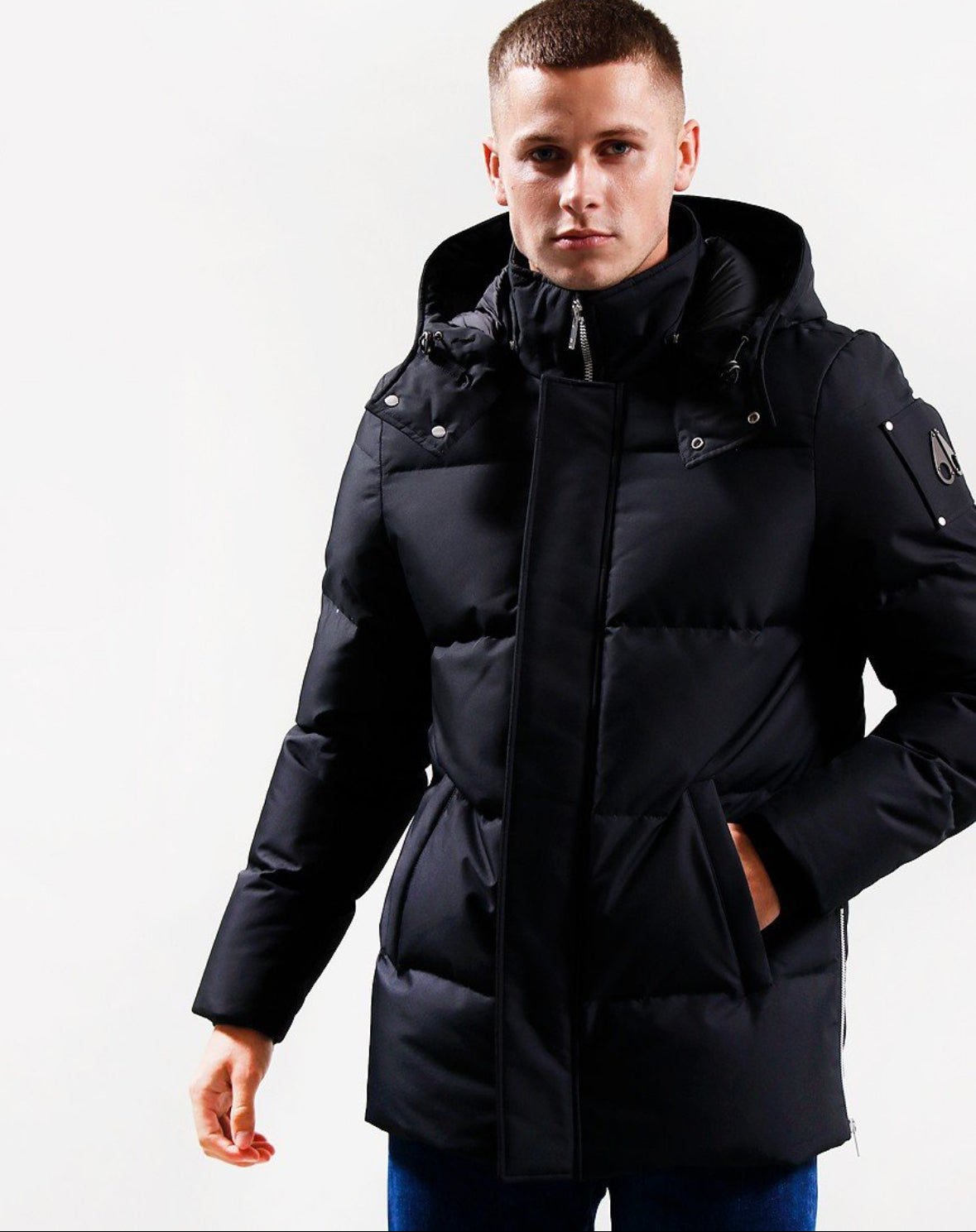 Moose Knuckles Cloud 3Q Down Jacket Black