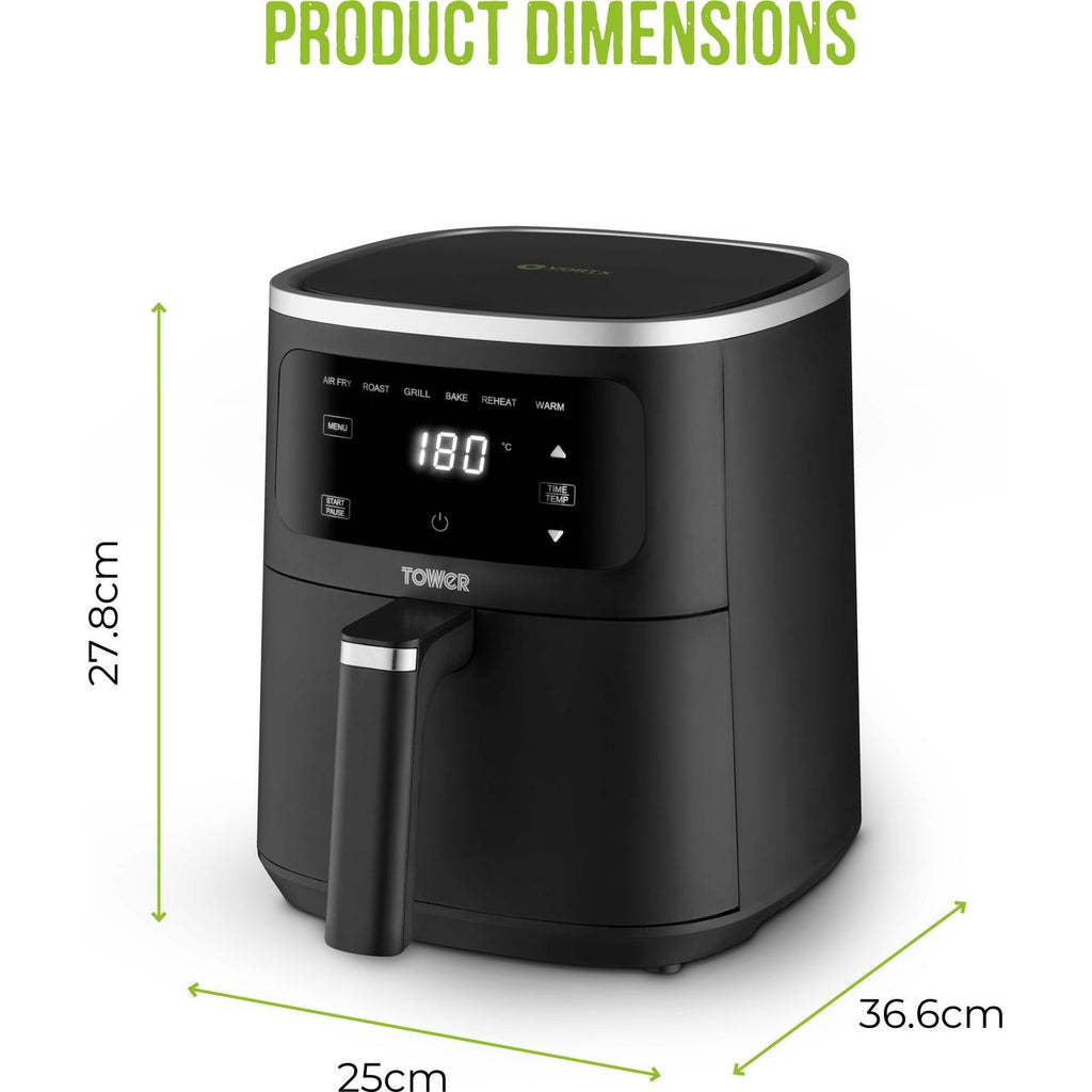 Tower T17205AFR Air Fryer Free Standing Black - new 🏴