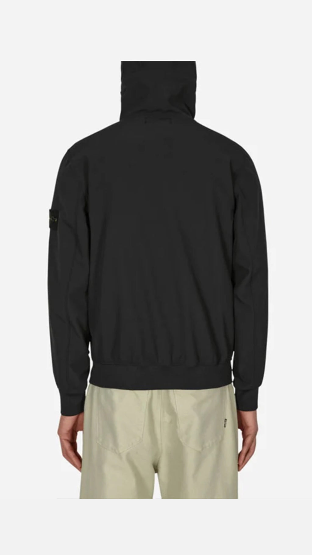 Stone Island Soft Shell R Hooded Jacket Black