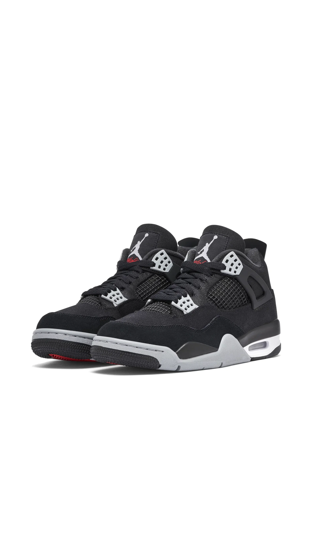 “SALE” AIR JORDAN 4 RETRO SE BLACK CANVAS