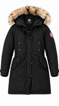 Authentic Canada Goose Kensington Parka -Black I Authenticity Guaranteed