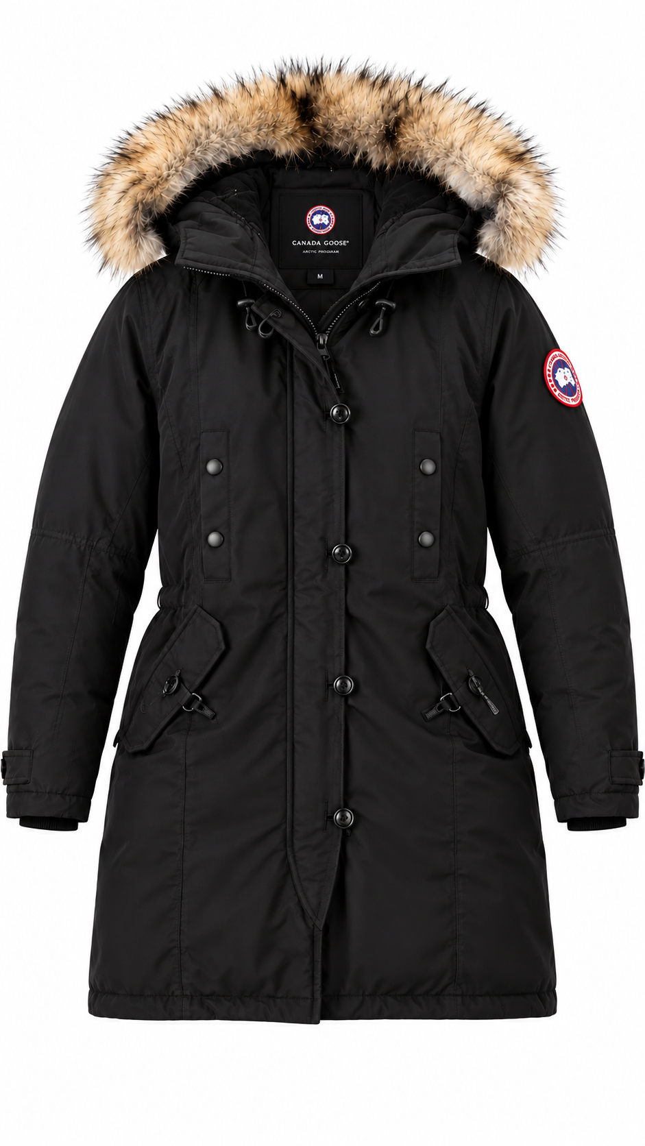 Authentic Canada Goose Kensington Parka -Black I Authenticity Guaranteed