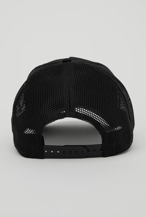 Alo District Trucker Hat - Triple Black
