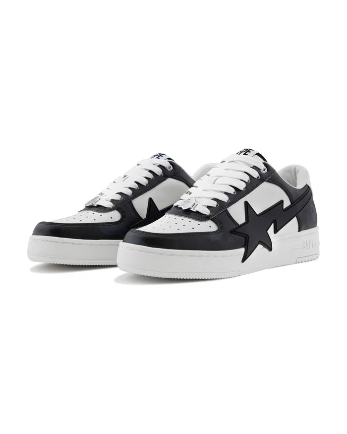 Bape Sta Low - Black/White - Size uk9 🛍️