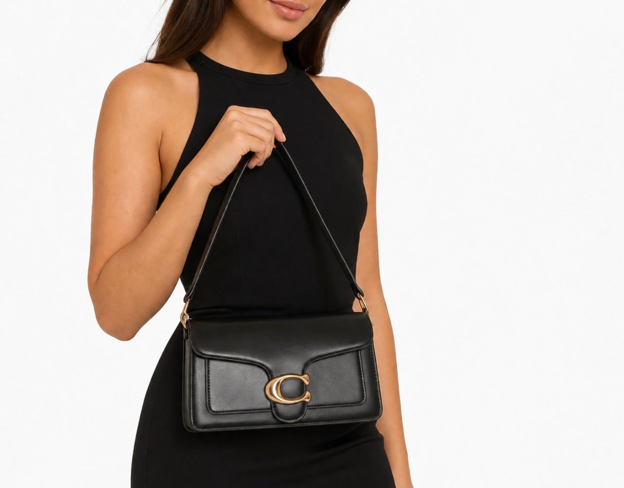 Coach Shoulder Bag - Black