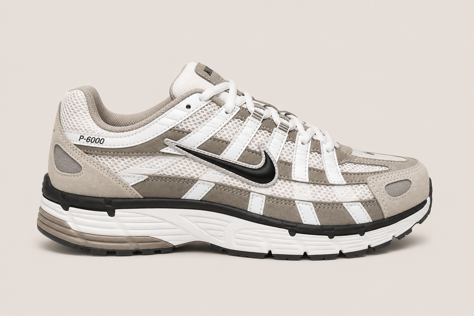 Nike P6000 Mink brown & White