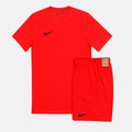 Nike Dri Fit Academy T-Shirt Top and Shorts Set - Bright Crimson - New
