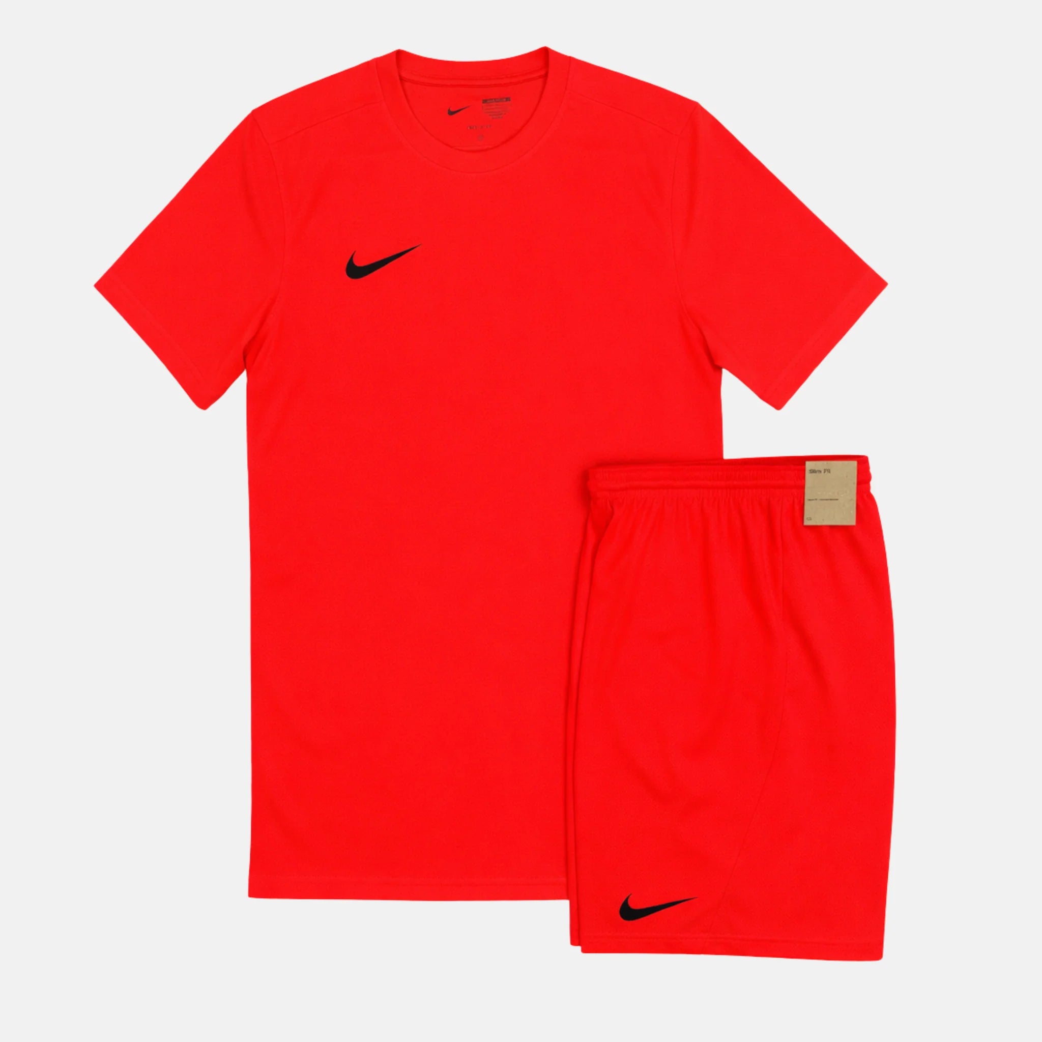 Nike Dri Fit Academy T-Shirt Top and Shorts Set - Bright Crimson - New