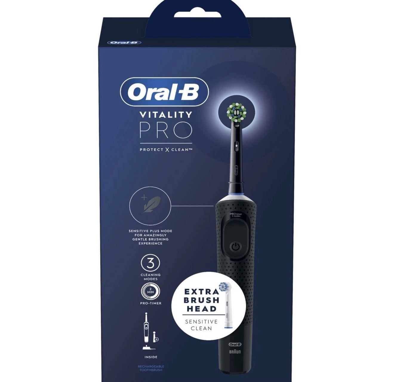 Oral-B Pro Electric Toothbrush With Timer Black