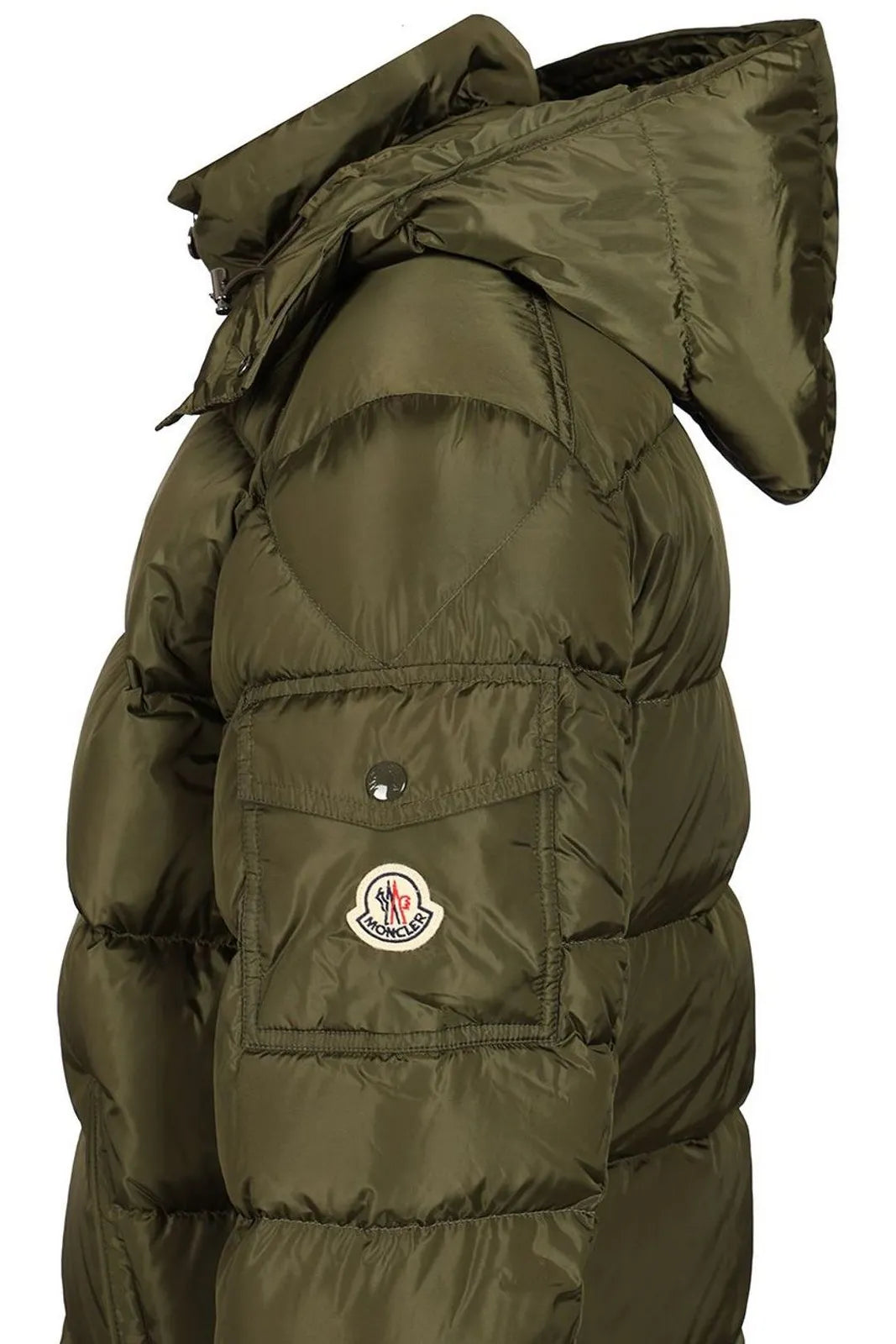 Moncler Maya Matte Short Down Jacket Olive