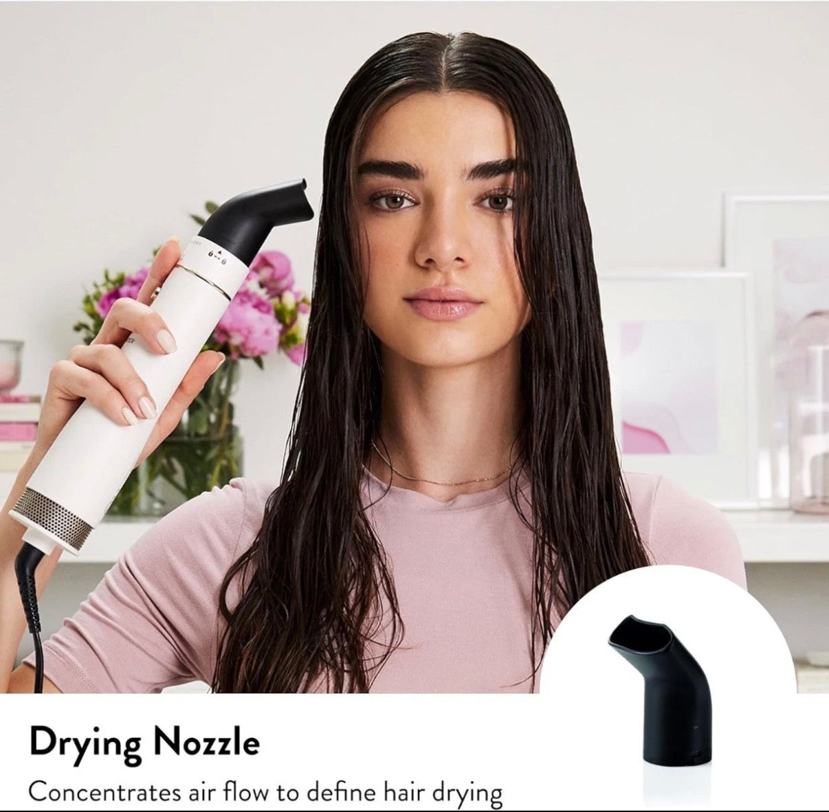 Bellissima 11863 Hot Air Styler 8 In 1 Hot Air Brush Dryer Air Wonder White&Gold🏴