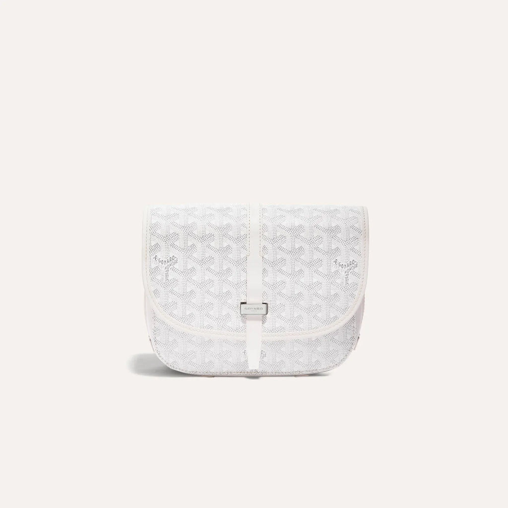 GOYARD BELVEDERE BAG WHITE☑️