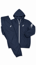 Navy Blue/ White ASICS "ICON" Tracksuit