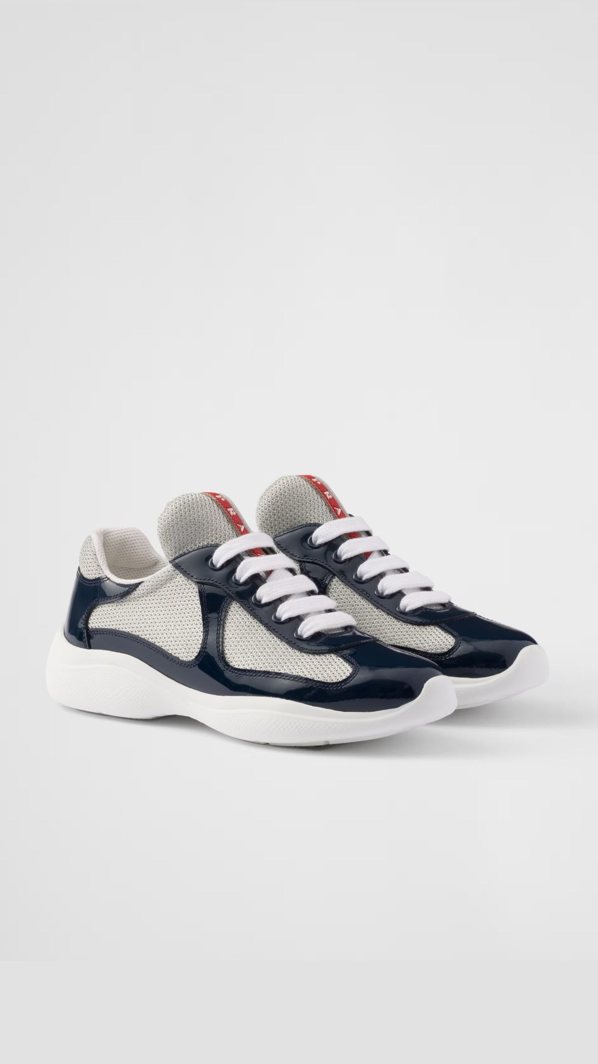 Prada America's Cup Patent Leather sneakers Navy