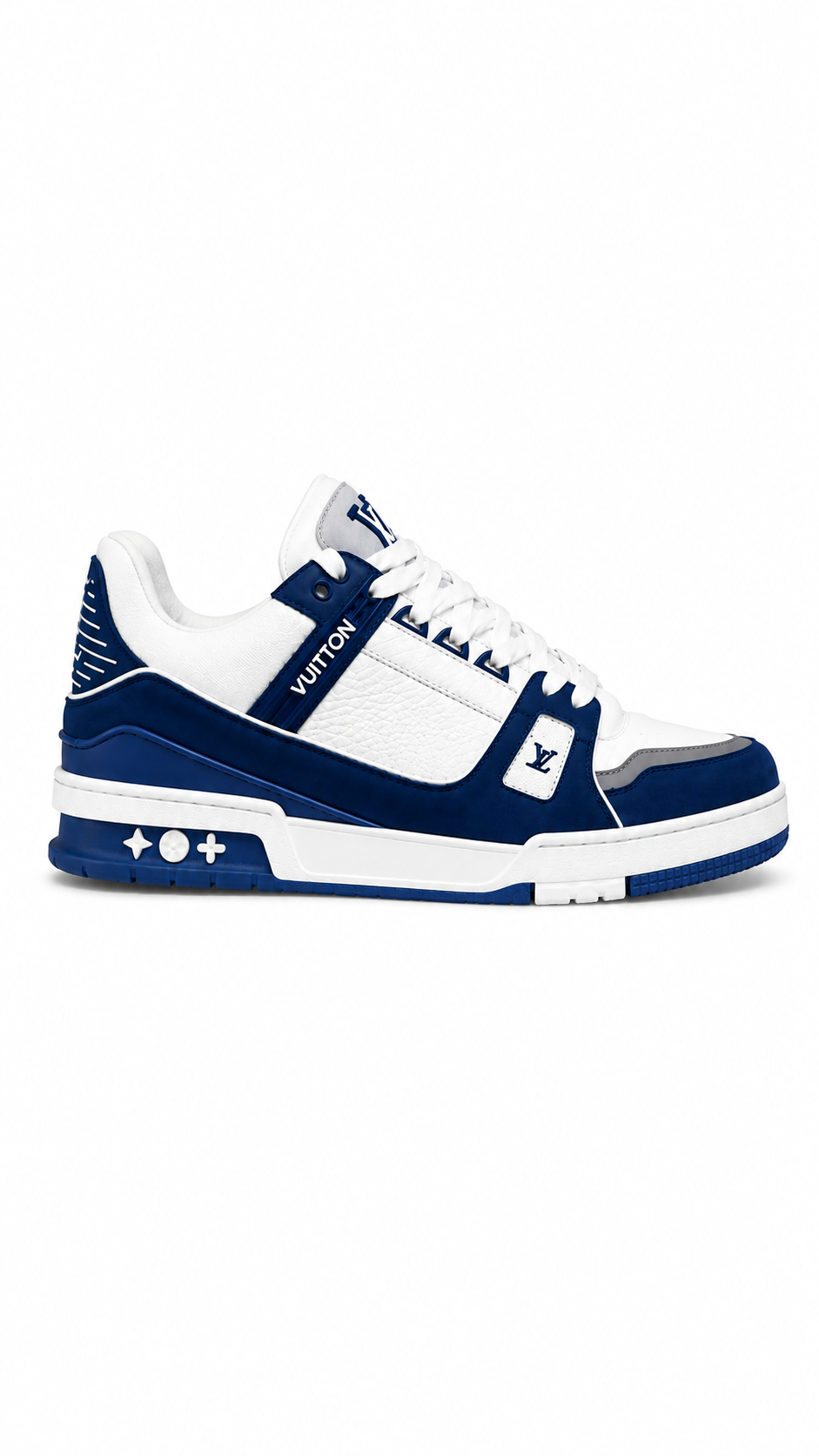 Louis Vuitton Sneakers White & Blue - Authenticity Guaranteed