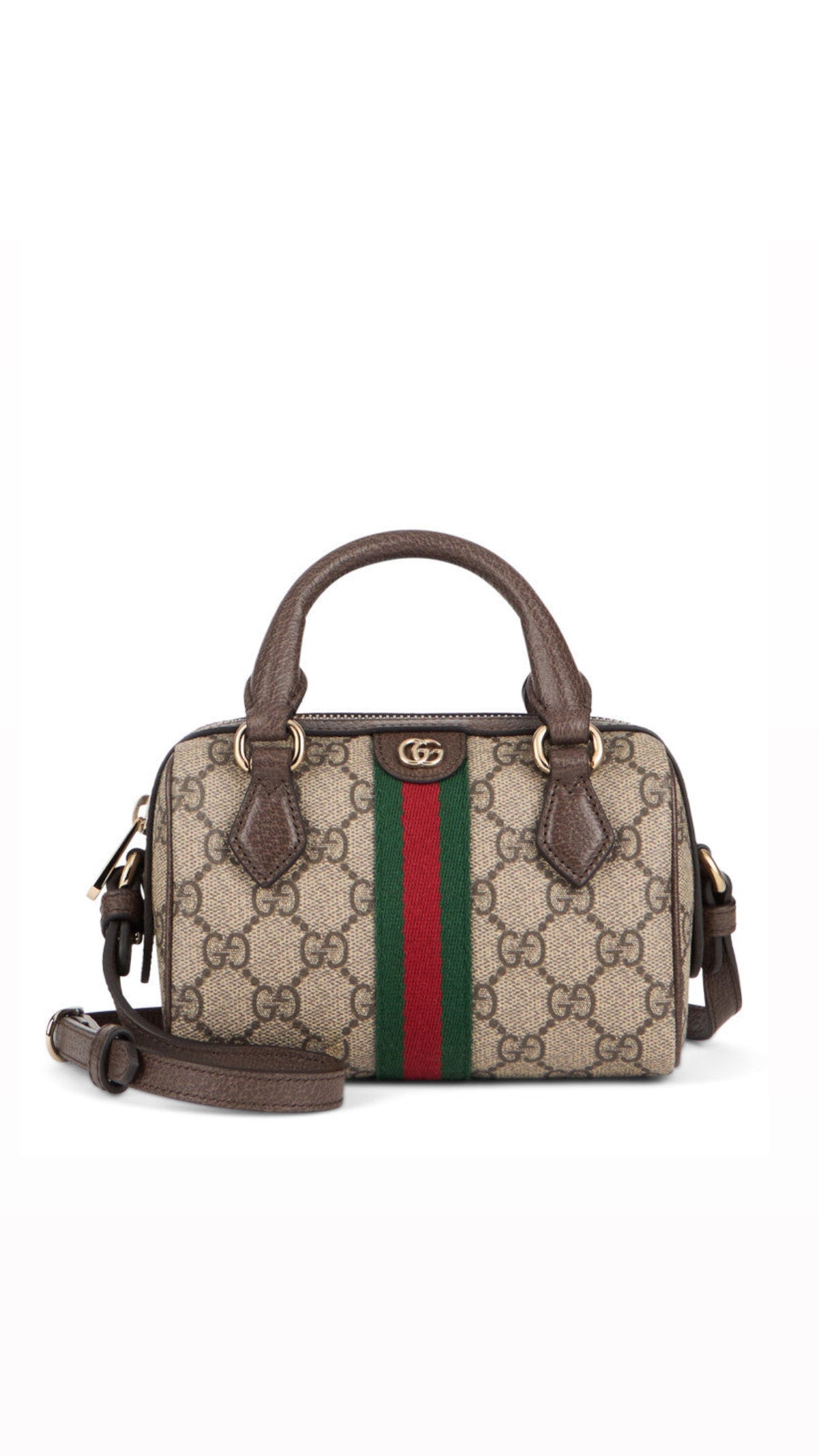Gucci Beige Ophidia Mini Duffle Bag