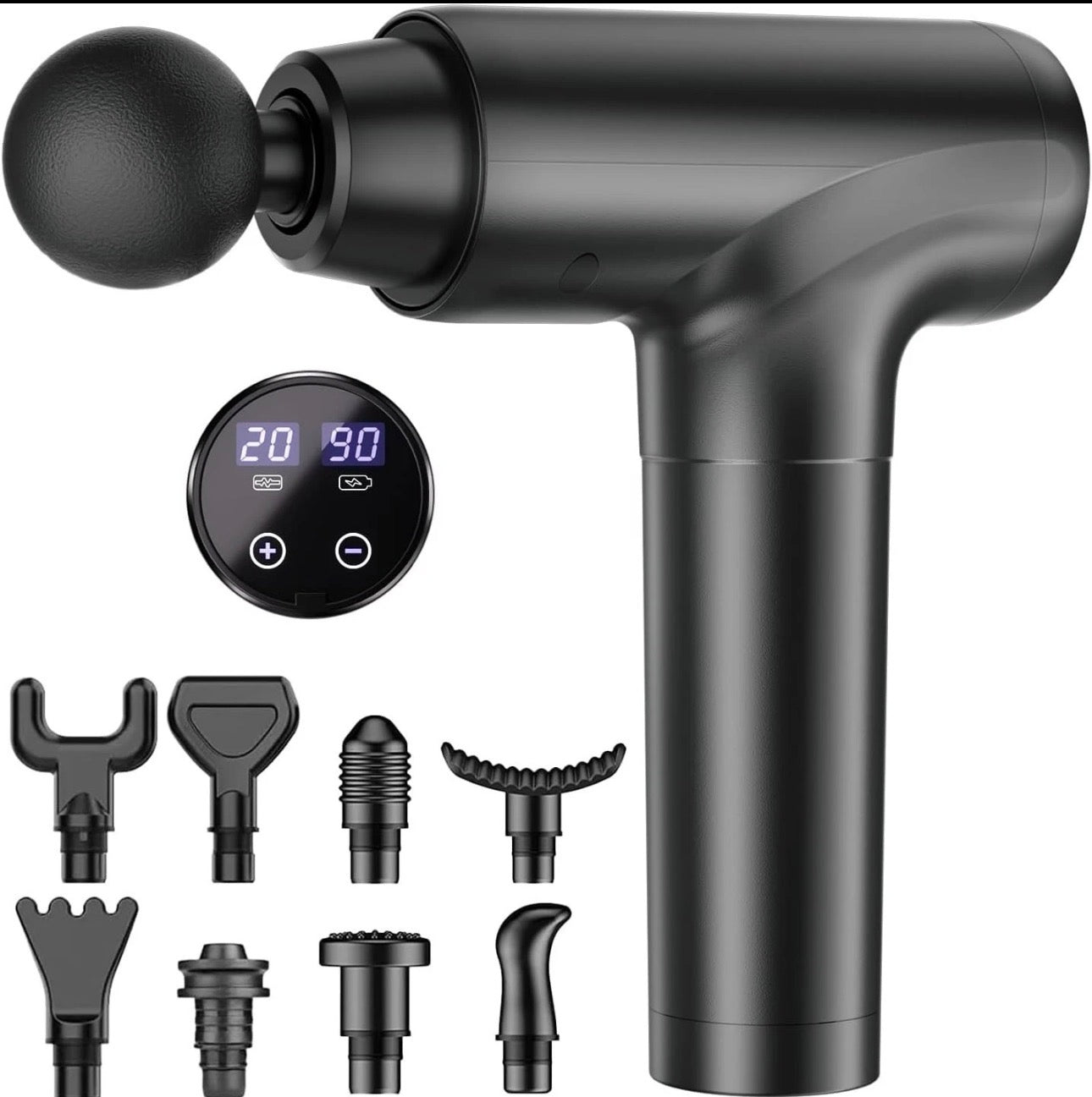 Massage Gun Deep Tissue 20 Speeds Cordless Handheld Neck Back Muscle Percussion