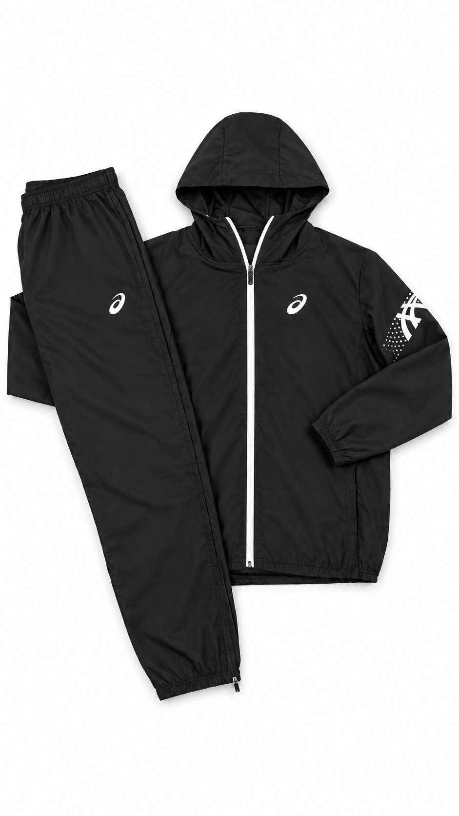 Black / White ASICS "ICON" Tracksuit