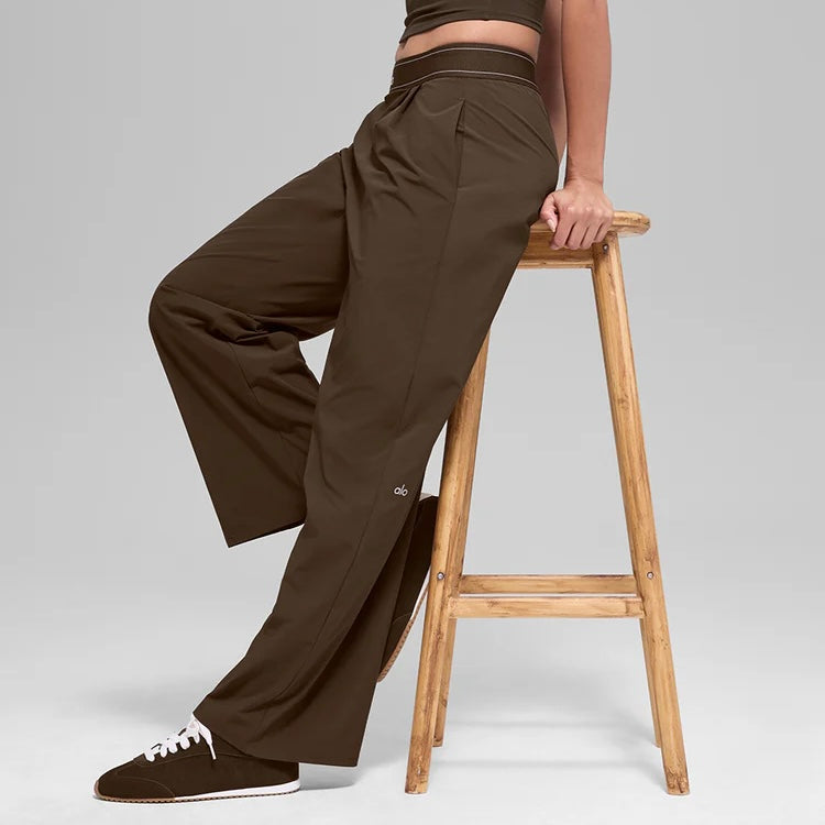 Alo Suit Up Trouser - Brown - Medium