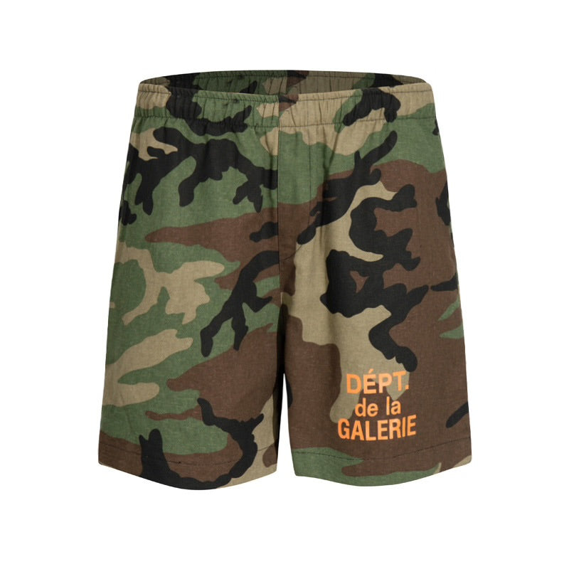 Gallery Dept. Camouflage Logo Track Shorts (Pre-Order)
