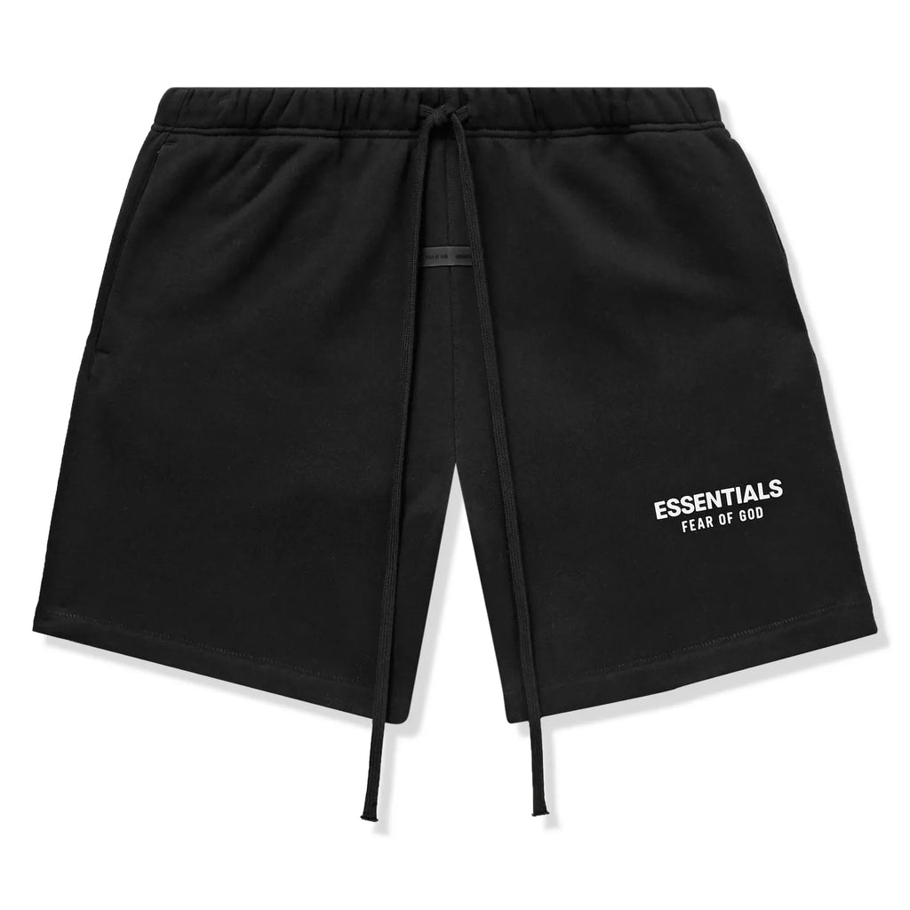 Fear Of God Essentials ‘JET BLACK’ Short Set (SS25)
