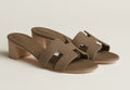 Hermes Oasis Sandals - Etoupe Colour - New 🏴